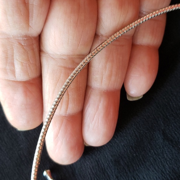 Antique Turquoise Statement & Silver Tone Necklace. - Picture 6 of 10